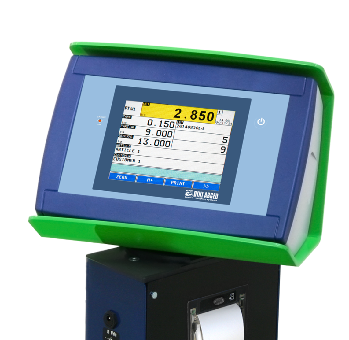 Transpaleta pesadora Serie TPW “Touch” con pantalla táctil