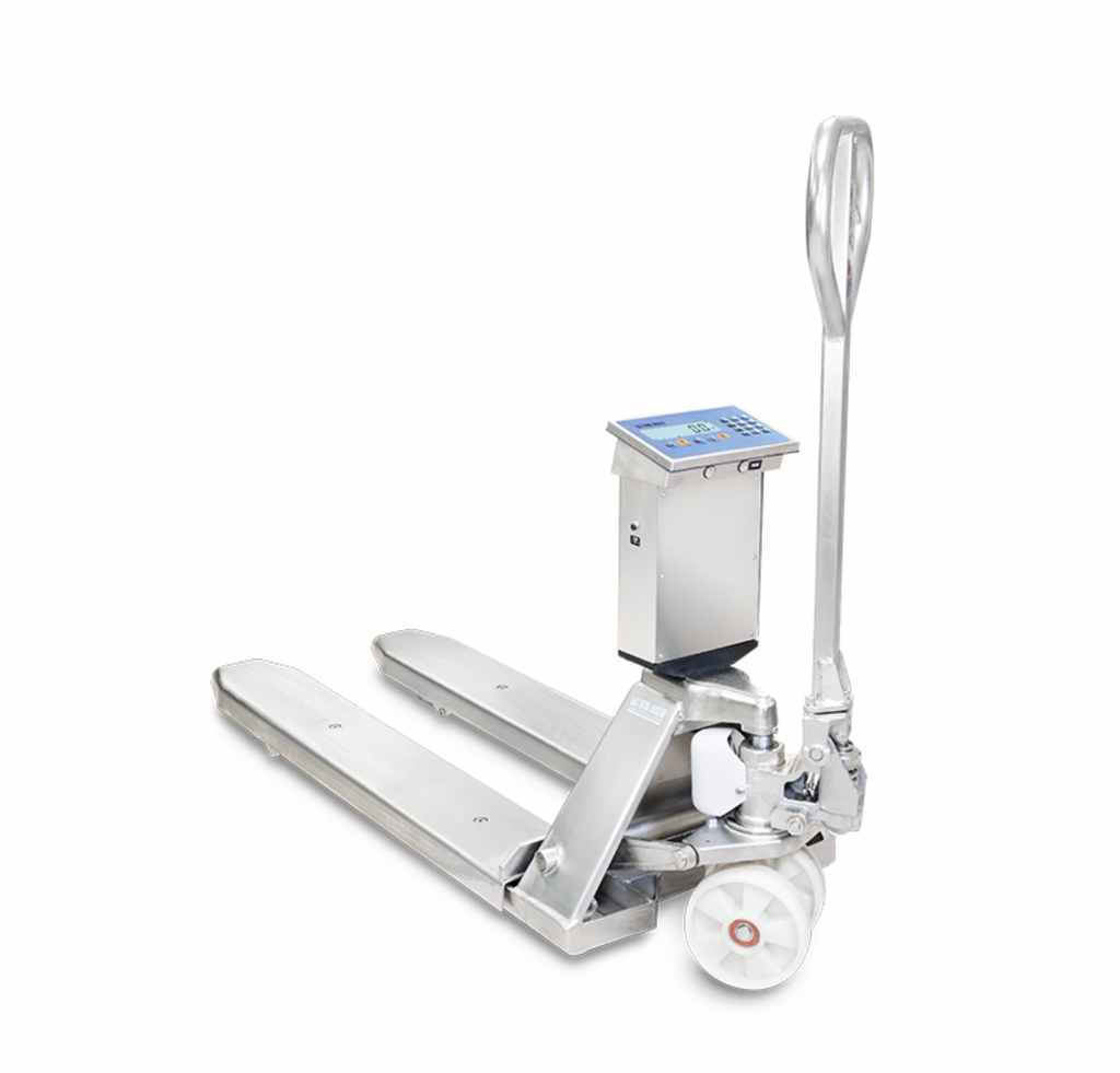 Transpaleta pesadora de acero inoxidable AISI 304 Serie TPWI-LK