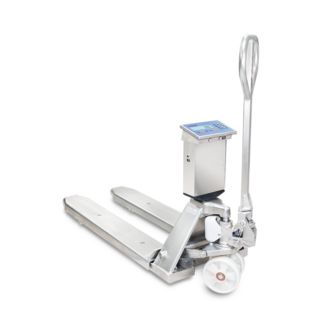 Transpaleta pesadora de acero inoxidable AISI 304 Serie TPWI-LK