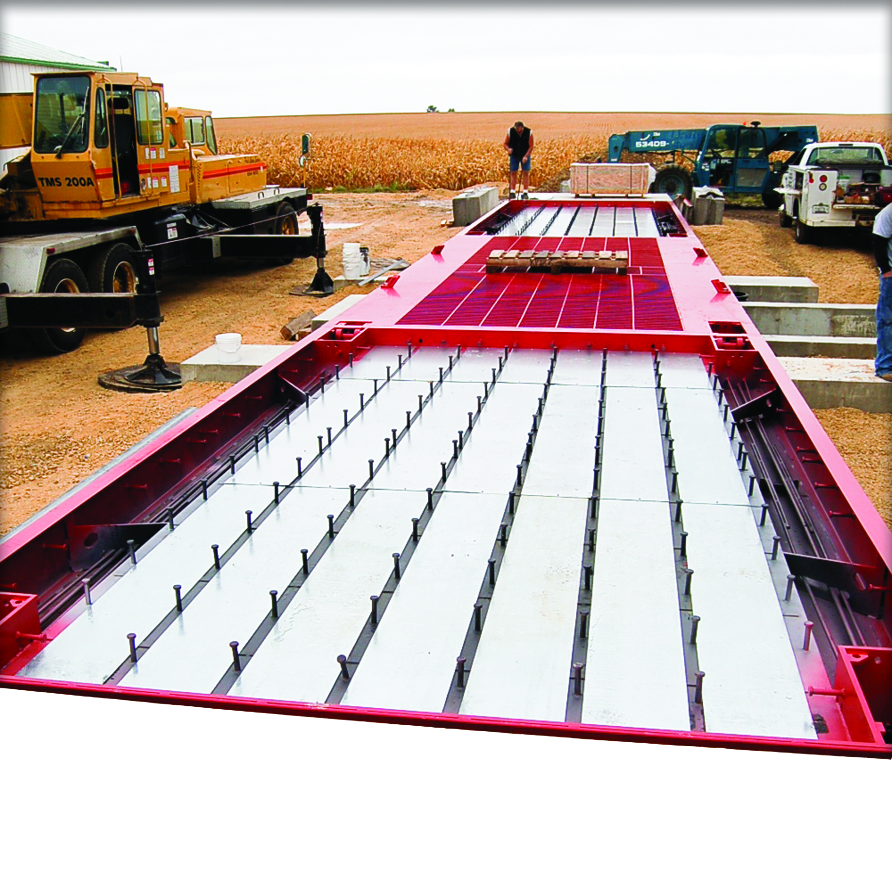 Bascula camionera con puente de concreto Rice Lake Survivor®